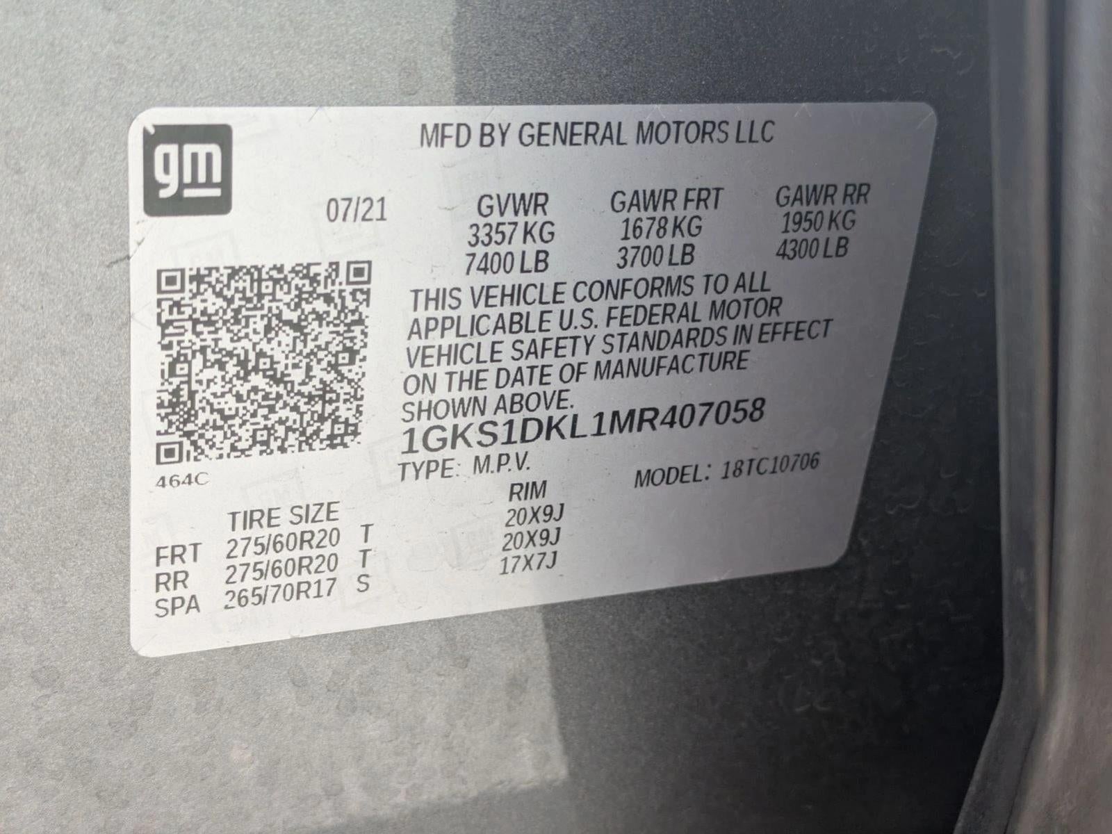 2021 GMC Yukon 2WD 4dr Denali