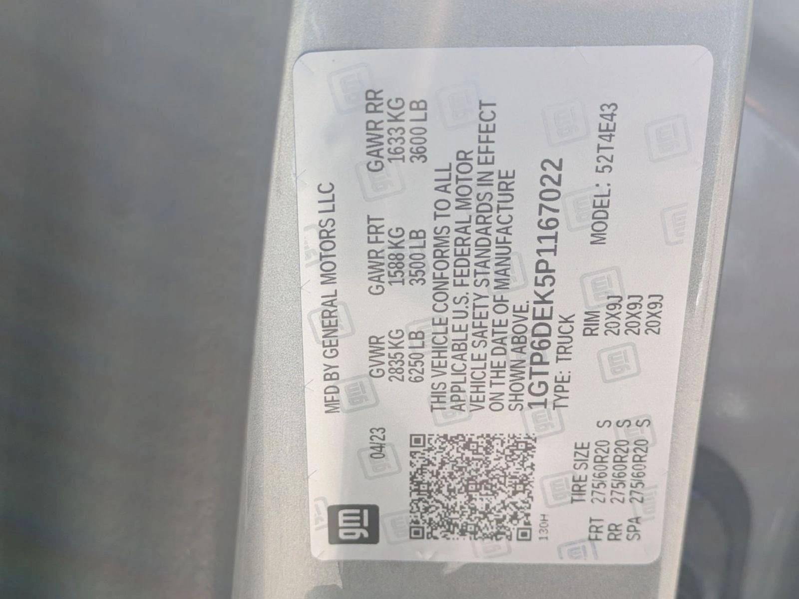 2023 GMC Canyon Crew Cab Short Box 4-Wheel Drive AT4