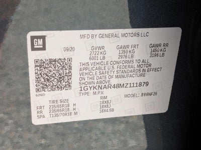 2021 Cadillac XT5 FWD 4dr Luxury