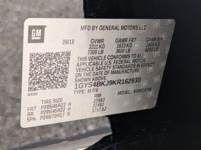 2019 Cadillac Escalade 4WD Luxury