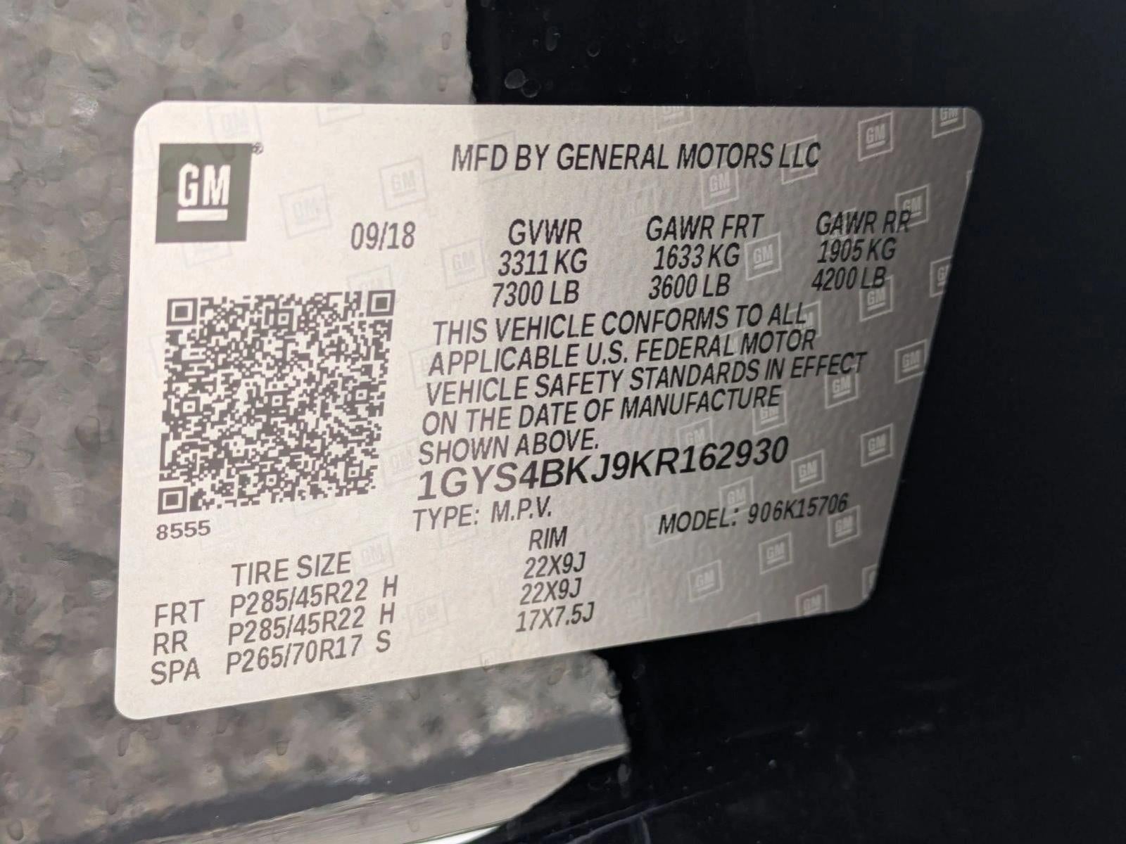 2019 Cadillac Escalade 4WD Luxury