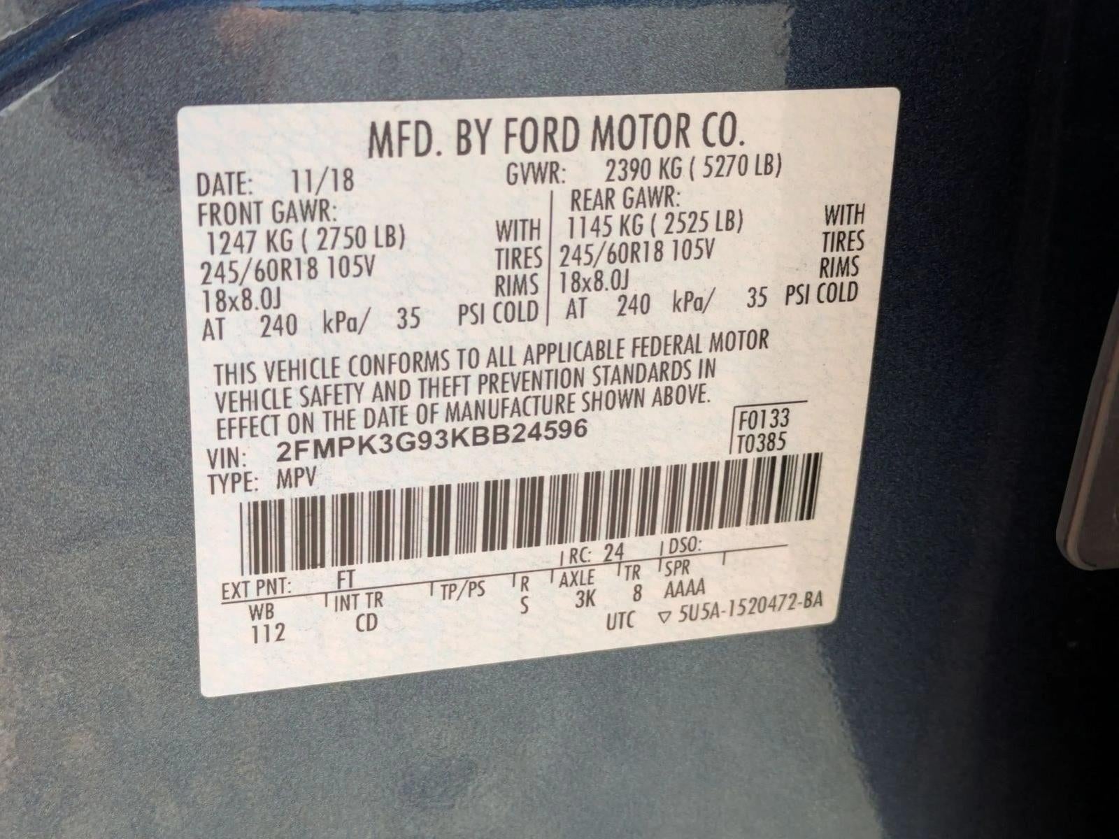 2019 Ford Edge SE FWD