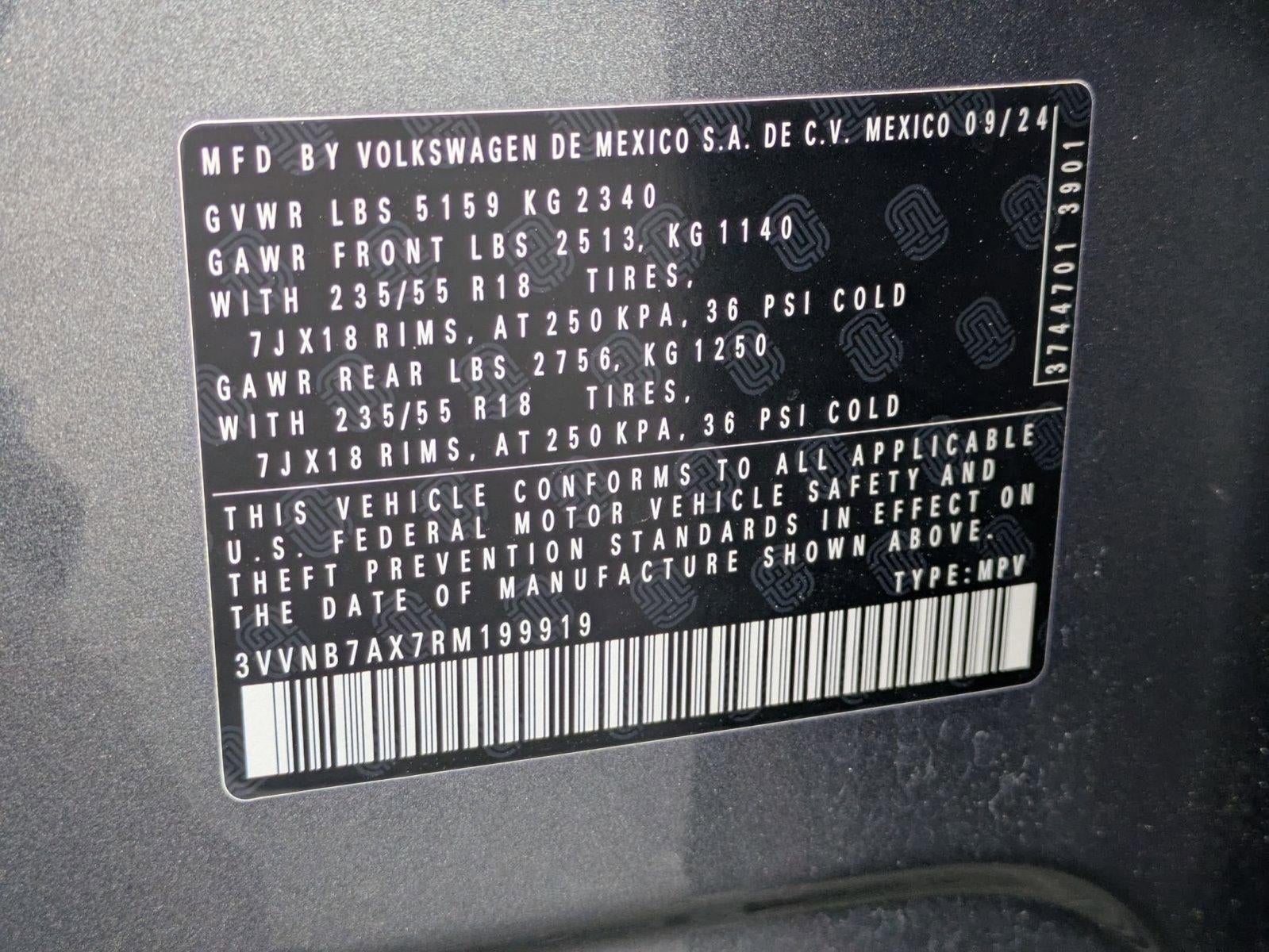 2024 Volkswagen Tiguan 2.0T SE FWD