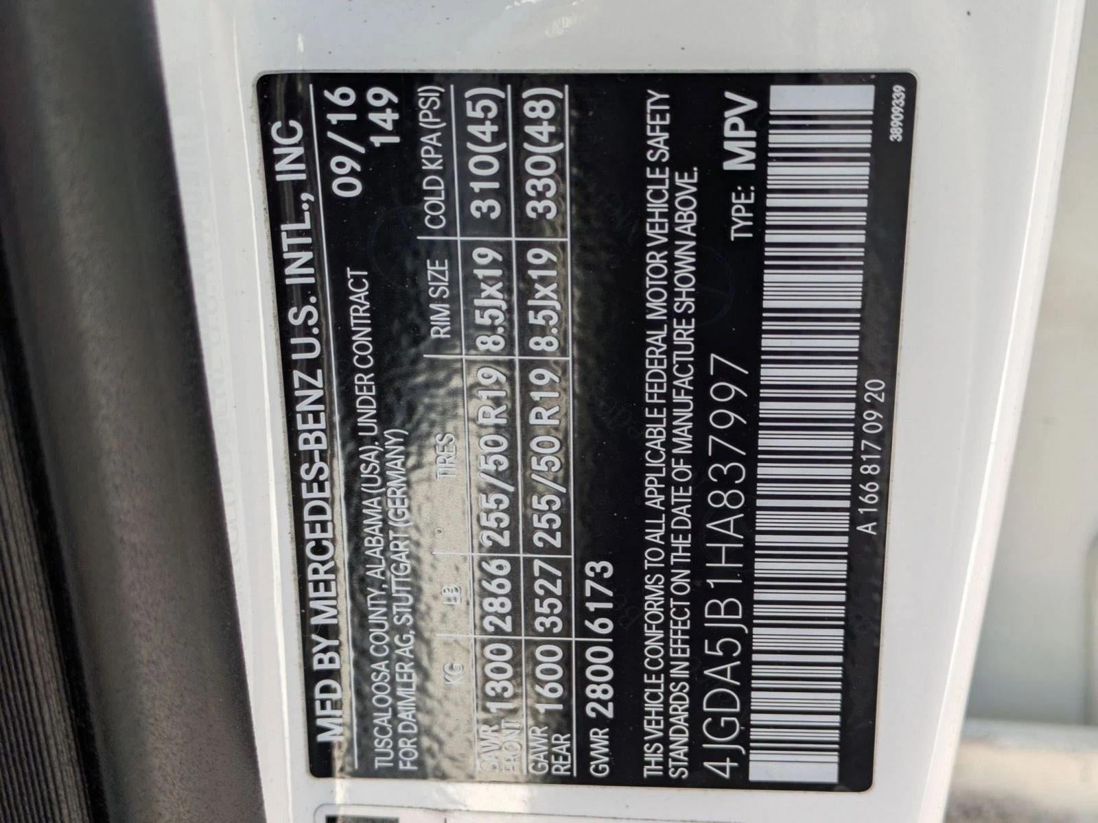 2017 Mercedes-Benz GLE GLE 350 SUV