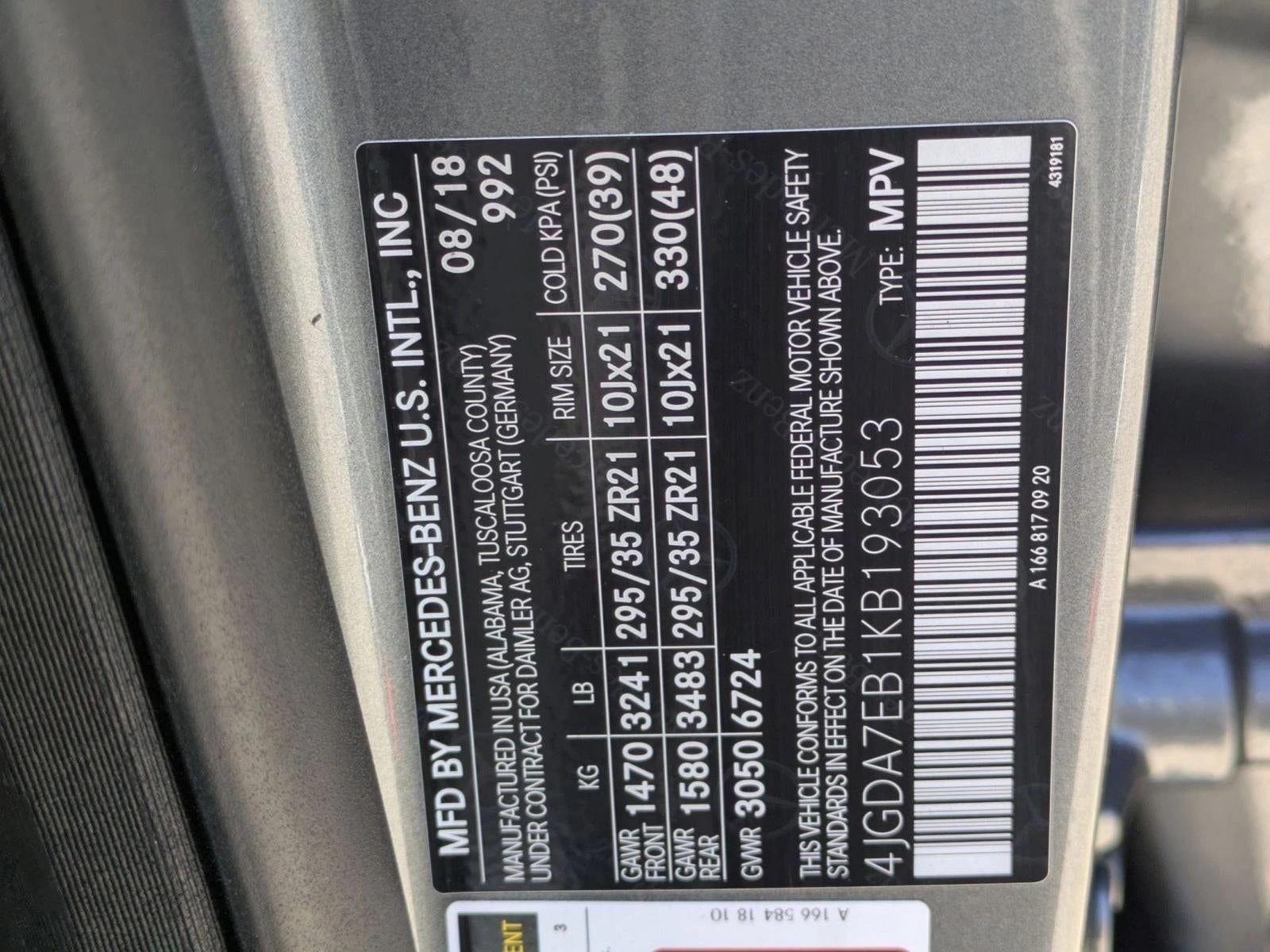 2019 Mercedes-Benz GLE AMG® GLE 63 4MATIC® SUV