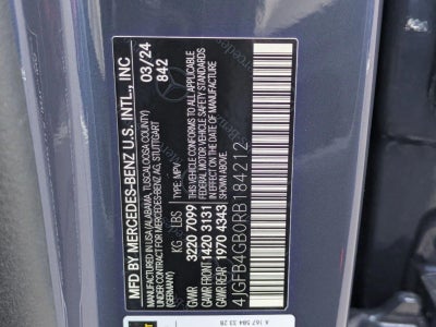 2024 Mercedes-Benz GLE GLE 450e Plug-In Hybrid 4MATIC® SUV