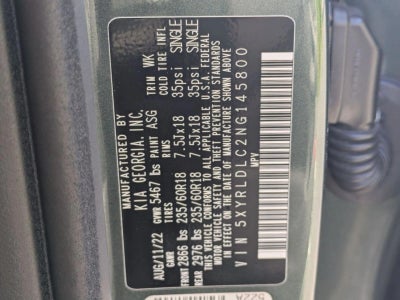 2022 Kia Sorento X-Line S AWD