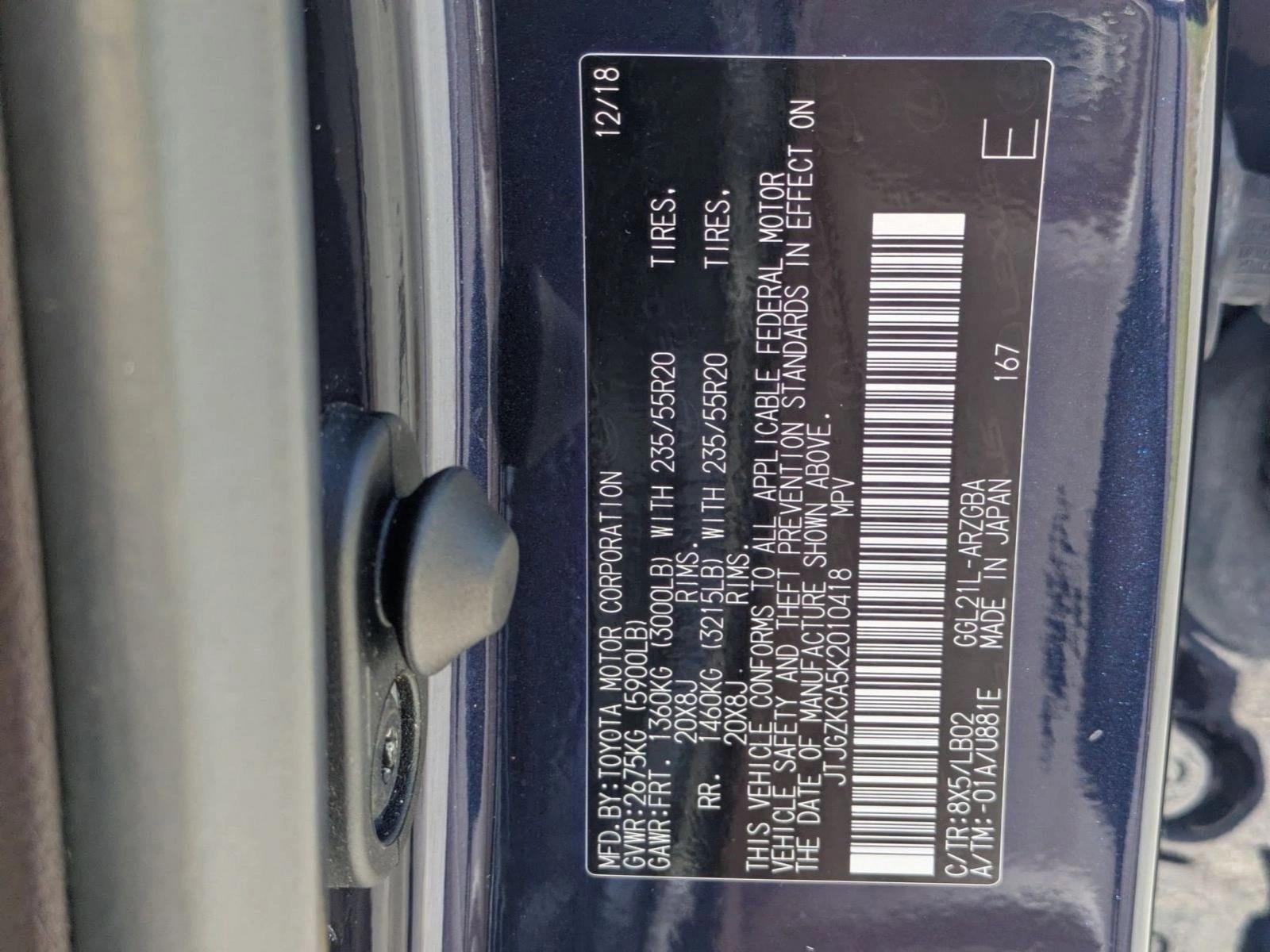 2019 Lexus RX 350L FWD