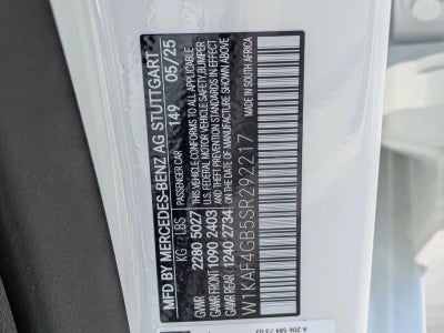 2025 Mercedes-Benz C-Class C 300 Sedan