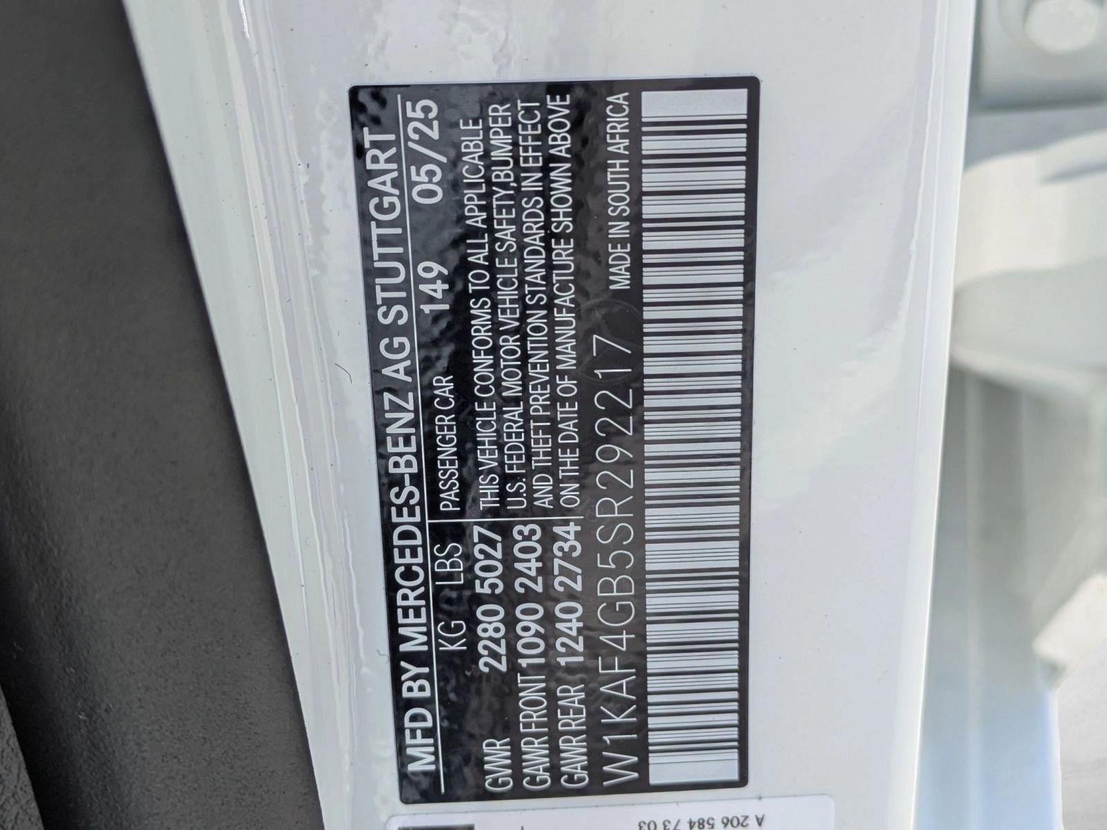 2025 Mercedes-Benz C-Class C 300 Sedan