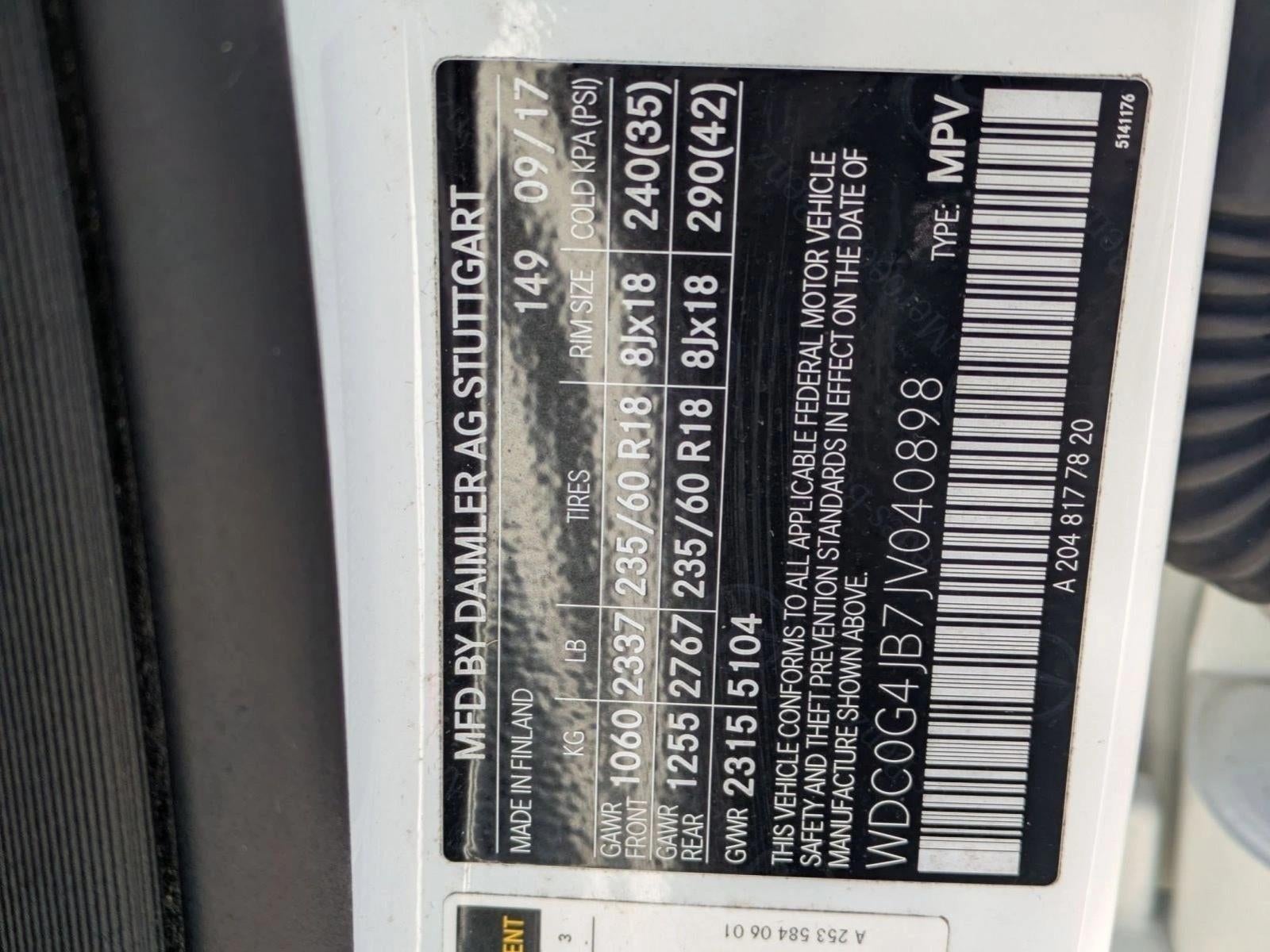 2018 Mercedes-Benz GLC GLC 300 SUV