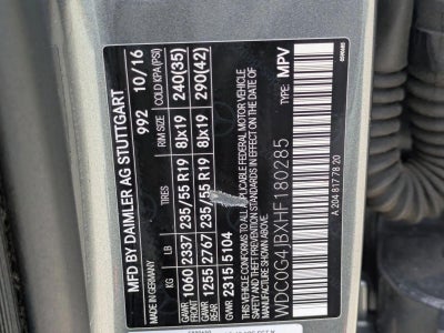 2017 Mercedes-Benz GLC GLC 300 SUV