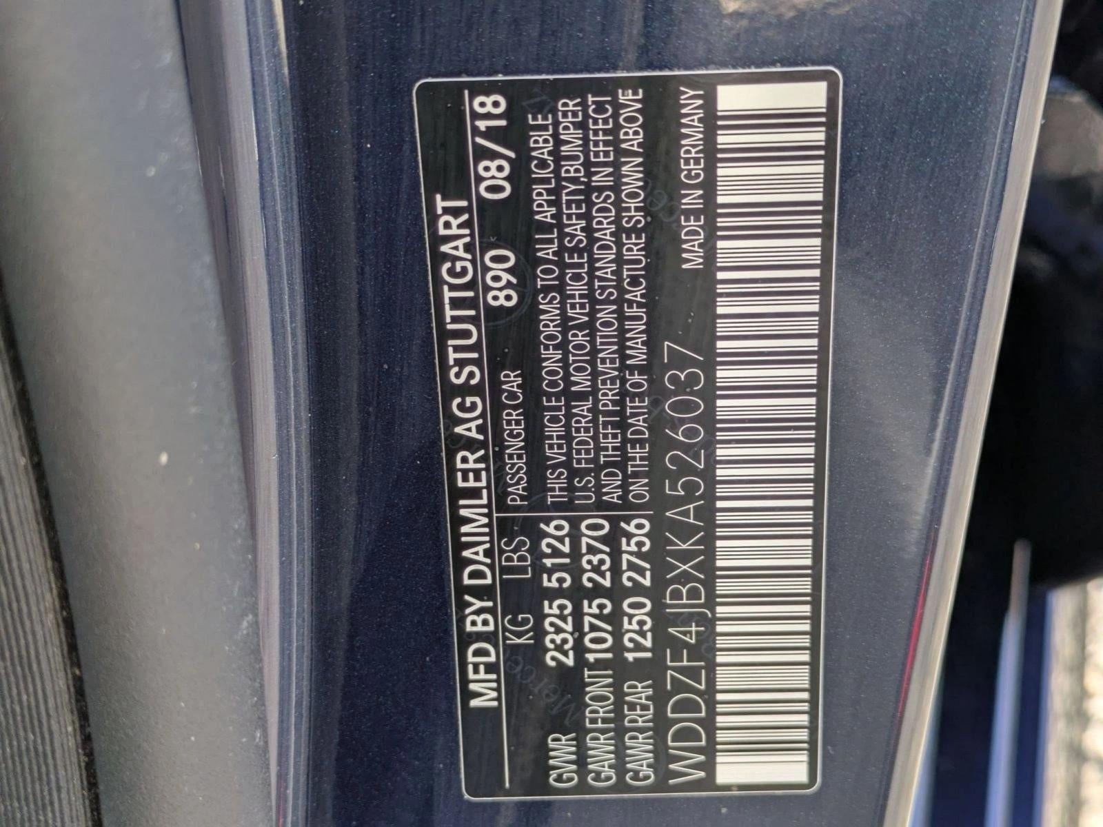 2019 Mercedes-Benz E-Class E 300 RWD Sedan