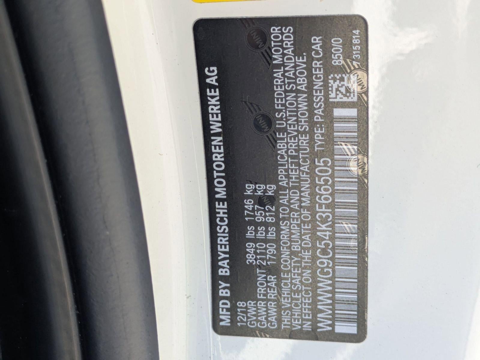 2019 MINI Cooper S Convertible Cooper S