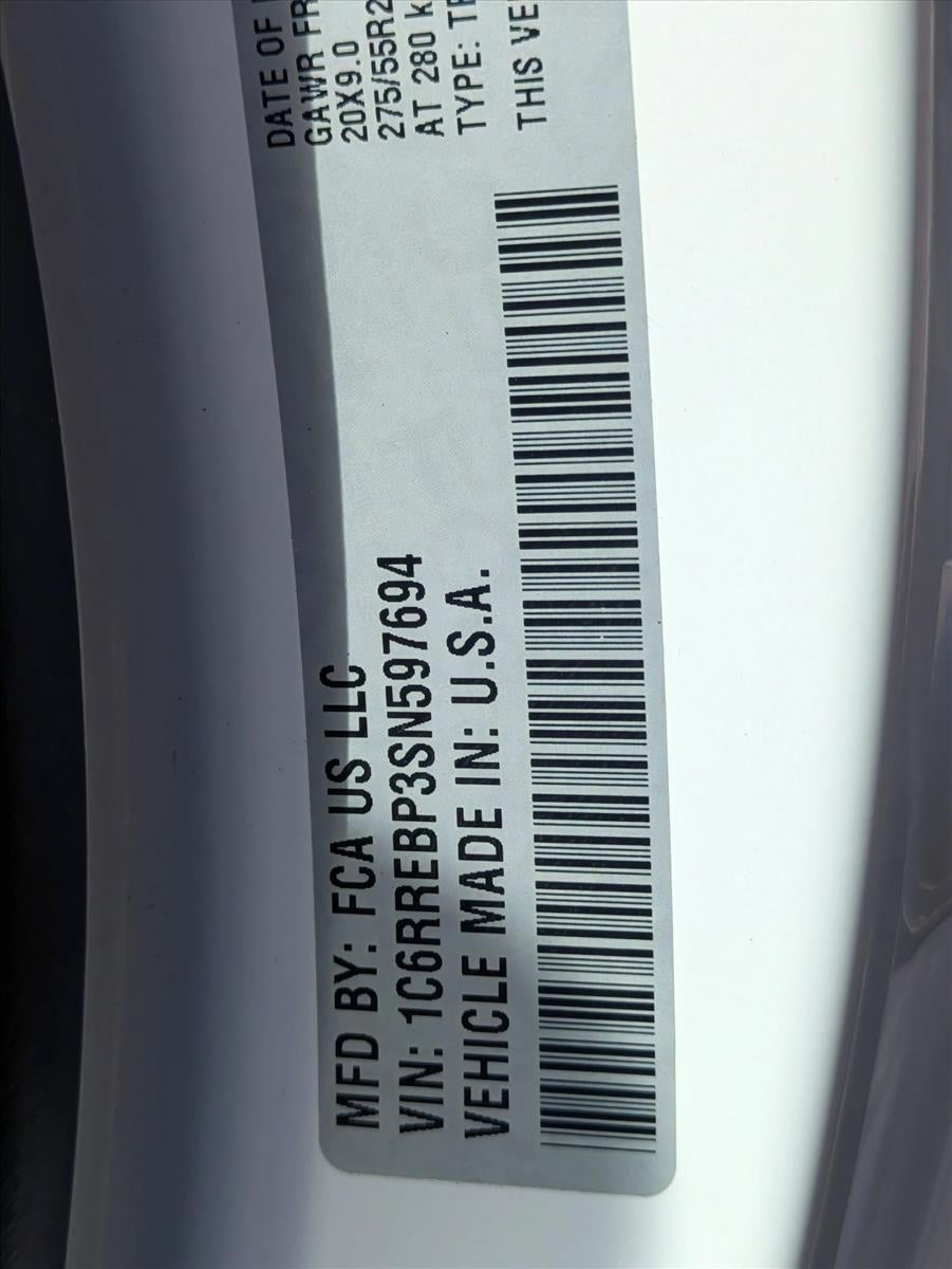 2025 RAM 1500 Big Horn 4x2 Quad Cab 6'4" Box