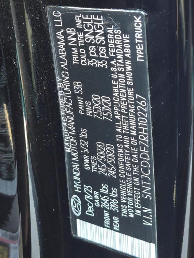 2024 Hyundai SANTA CRUZ NIGHT AWD