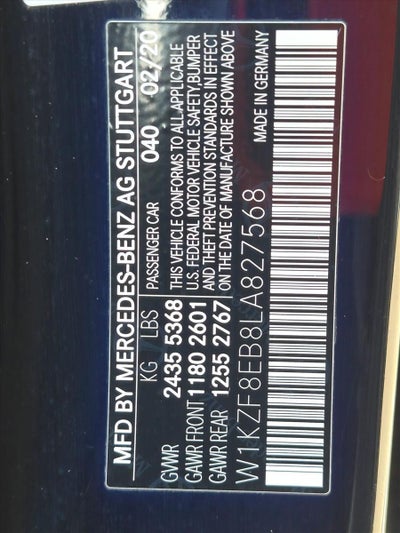 2020 Mercedes-Benz E-Class E 350 4MATIC® Sedan