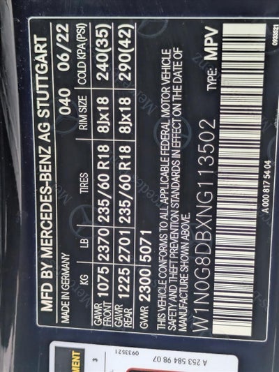 2022 Mercedes-Benz GLC GLC 300 SUV