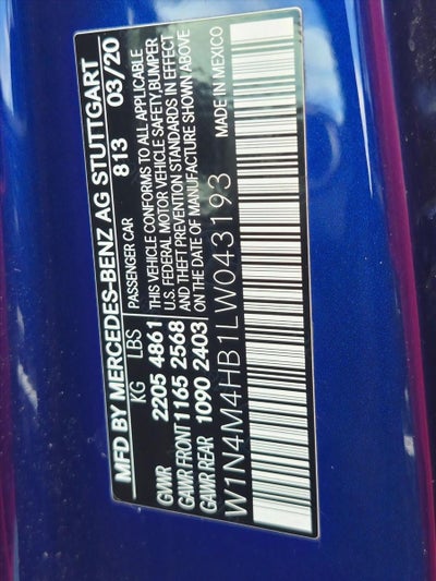 2020 Mercedes-Benz GLB GLB 250 4MATIC® SUV