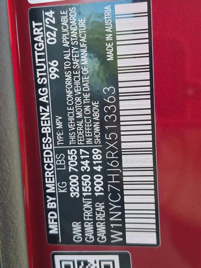 2024 Mercedes-Benz G-Class AMG® G 63 4MATIC® SUV