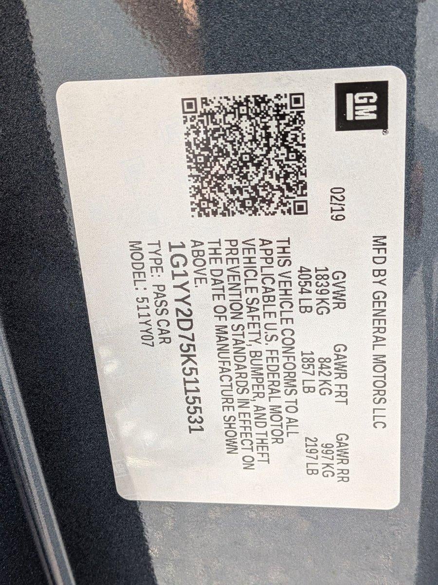 2019 Chevrolet Corvette Grand Sport Coupe 2LT