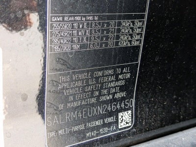 2022 Land Rover Discovery P360 HSE R-Dynamic