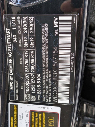 2019 Mercedes-Benz GLC GLC 300 SUV