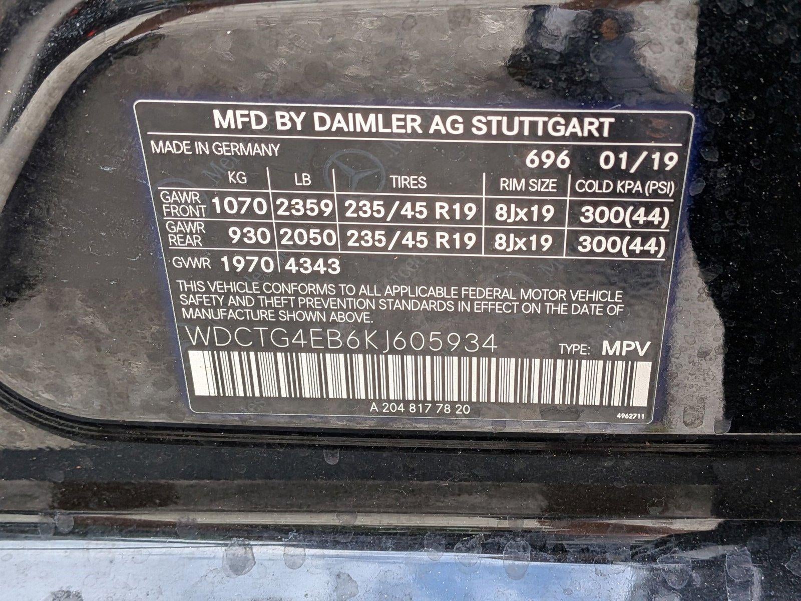 2019 Mercedes-Benz GLA GLA 250 SUV