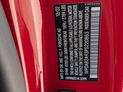 2023 Porsche 911 Carrera GTS Coupe