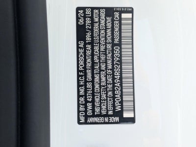 2024 Porsche 911 Carrera GTS Coupe