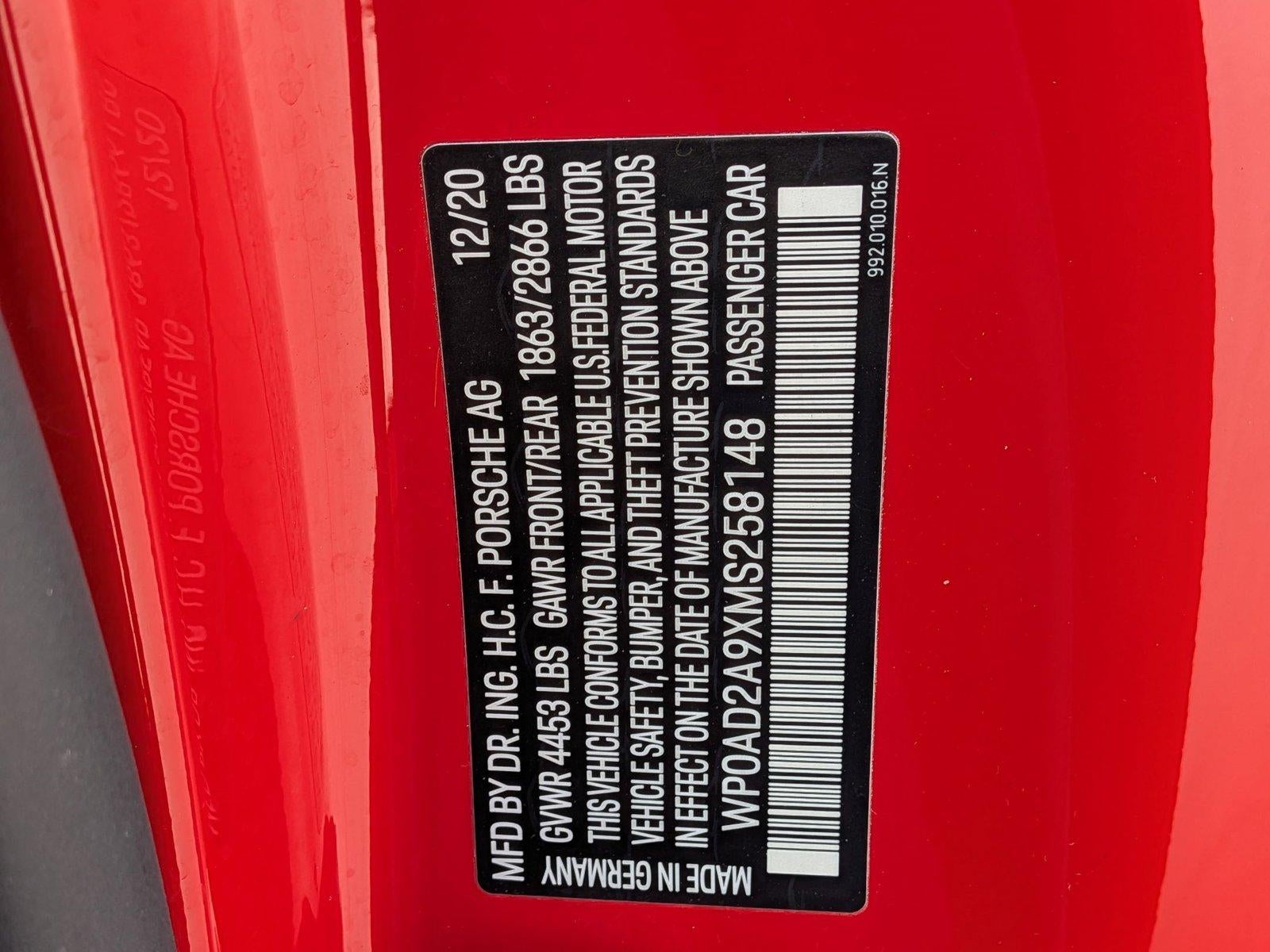 2021 Porsche 911 Turbo S Coupe