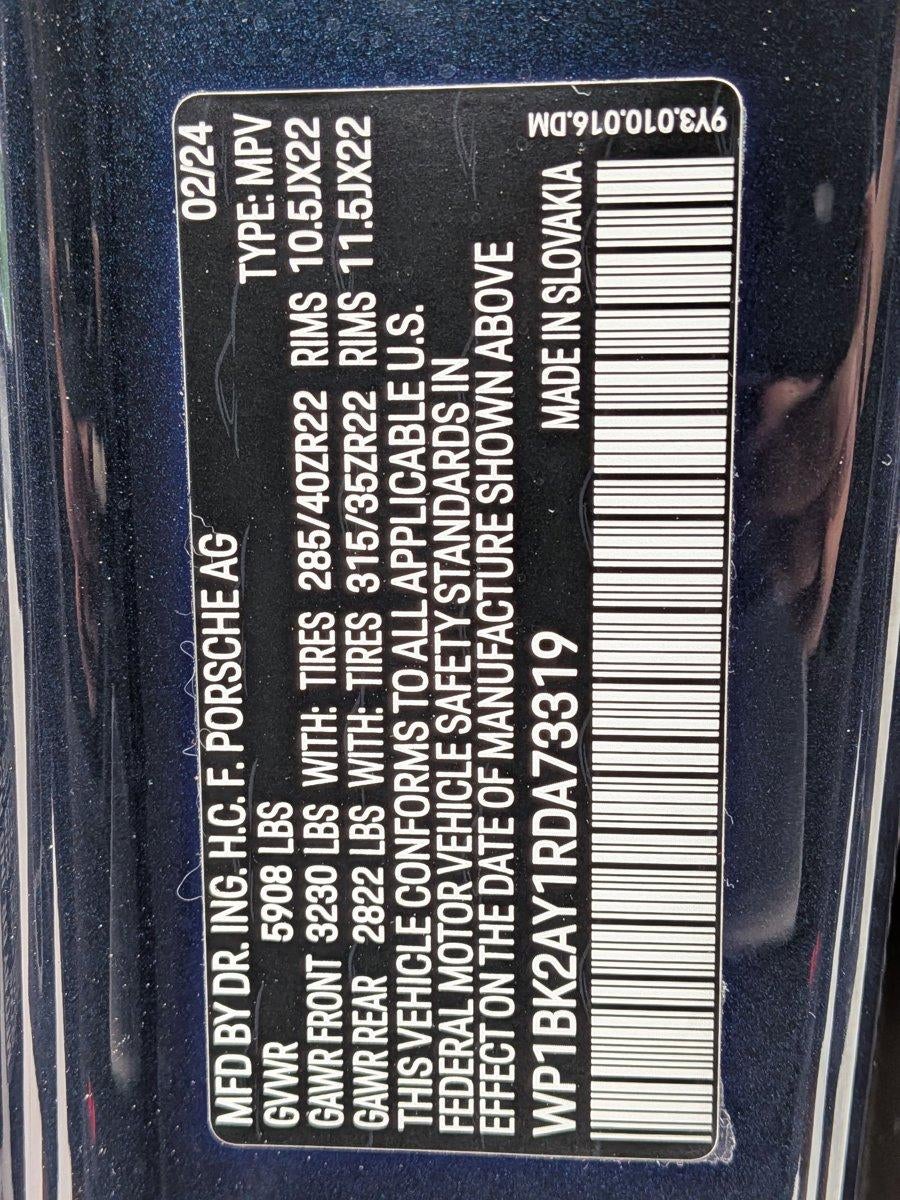 2024 Porsche Cayenne Turbo GT Coupe AWD