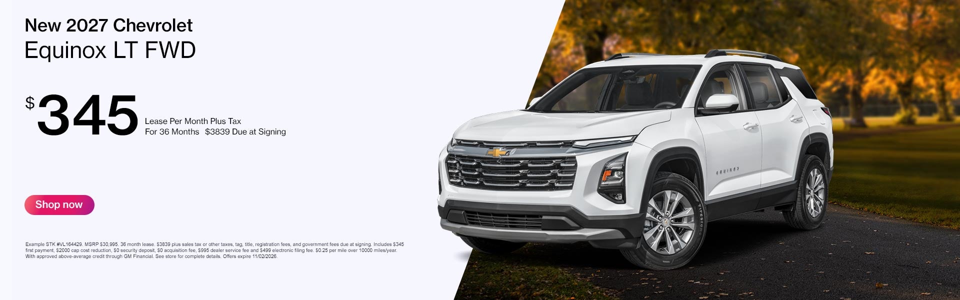 New 2027 Chevrolet Equinox
